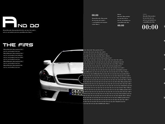 汽車(chē)宣傳冊(cè)印刷效果圖